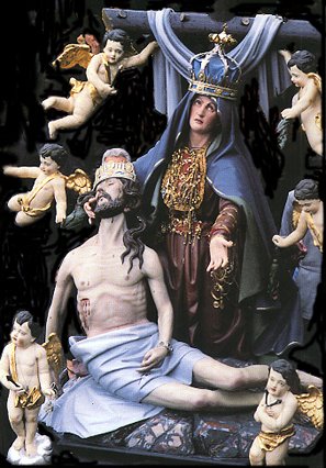 Statua della Madonna Addolorata di Dossena